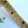 Cinta de Estilo Étnico con Flores Pequeñas, Adorno de Encaje Bordado Jacquard de 2 cm, Accesorios de Moño para Ropa, Suministro Directo del Fabricante