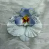 Flor Artificial Borboleta Estilo Fada Série Orquídea Clipe para Franja Novo Estilo Chinês Grampo de Cabelo Grampo para Coque na Parte de Trás da Cabeça Ornamento de Cabelo para Mulheres
