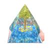 Adornos de Pirámide de Comercio Exterior Transfronterizo Pegamento de Cristal Adornos de Escritorio para Mostrador de Sala de Estar de Hogar Oficina Regalos de Vacaciones