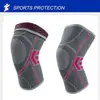 Joelheiras Elásticas Antiderrapantes para Esportes ao Ar Livre, Proteção contra Frio e Aquecimento, Proteção para os Joelhos para Mulheres, Joelheiras Respiráveis para Ciclismo e Corrida