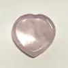 Piedra de Masaje para el Pulgar Worystone Piedra para Aliviar la Ansiedad Piedra para el Pulgar con Forma de Corazón Adorno de Gema con Forma de Corazón 40*40*7mm