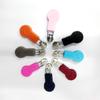 Puxadores de Zíper Decorativos Coloridos em Nylon Moldado por Injeção em Estoque para Bolsas, Colchas, Jaquetas de Penas, Roupas, Têxteis Domésticos e Acessórios Têxteis