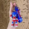 Nuevo Llavero de Ratón Sonic de Dibujos Animados Colgante Pequeño Adornos Lindos para Colgar en Bolsos Llavero de Muñeca Regalo Pequeño