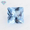 Huagang Gem Princess Fang 106# Azul Espinélio Quadrado Ângulo Reto 106 Não. Gema de Espinélio Pedra Nua