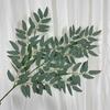 Flor artificial pequena parede pendurado folha de maçã artificial verde plantio folha de salgueiro flor artificial cross-border venda quente ramos falsos vime folhas falsas