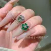 Venta al por mayor de fábrica pequeño camote natural material peligroso Yang flor de jade verde colgante pequeño fresco nicho s925 plata incrustada mujer