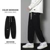 Pantalones Casuales de Alta Calidad para Hombre, Primavera y Otoño 2025, 70% Algodón, Dobladillo Completo, Corte Holgado, Joggers de Marca de Moda, Pantalones de Chándal con Puño, Modernos