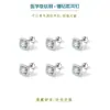 1 Par de Aretes de Acero de Titanio Empaquetados con Diamantes Cuadrados, Tachuelas de Diamante Súper Brillantes, No Necesitas Quitártelos al Dormir