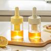 Garrafa de Óleo de Cozinha com Pincel, Garrafa de Óleo com Pincel de Silicone, Pincel para Churrasco, Pincel para Assar, Pincel para Alimentos, Cabeça de Pincel de Silicone, Recipiente de Óleo