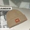 Gorro de lana tejido de estilo nuevo para invierno, estilo japonés, sencillo, moderno y fresco, gorro frío para mujer, gorro cálido con puntera gruesa.