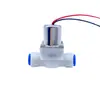 Válvula Pulsante Pequeña Conector Rápido de 2 Puntos Dispensador Purificador de Agua Válvula Solenoide Pequeña de Baja Presión Válvula Switch Solenoide de Enchufe Rápido de 1/4