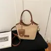 Bolso versátil de alta gama para mujer, nuevo bolso de hombro a cuadros de moda 2026, bolso cruzado para el día a día, bolso tipo cubo moderno