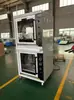 Horno de pollo asado de una o dos capas, horno giratorio horizontal de acero inoxidable, horno eléctrico para pollo asado de supermercado, asado directo de fábrica