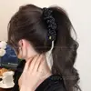 Pinza de plátano voluminizadora grande, pinza vertical, pinza para el pelo de lunares de moda coreana para mujer, accesorio para el pelo de lujo ligero de alta gama