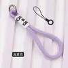 Cordão para Celular Cor Dopamina Chaveiro de Câmera Pulseira Anti-Perda Corda para Bolsa de Copo d'Água Pingente Curto Trançado