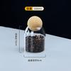 Botella Expositora de Granos de Café y Té de Flores y Frutas Frasco de Vidrio de Borosilicato Alto Frasco Sellado Vidrio Resistente al Calor Frasco Redondo de Almacenamiento Frasco para Té