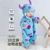 Roupas de Bebê para Outono, Macacão Espesso Peça Única, Pijama Infantil, Roupa para Exterior, Roupas Infantis Anyang, Macacão de Engatinhar Manga Longa Classe A