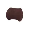 Reposacabezas de Coche, Almohada para el Cuello, Piel de Ante, Almohada de Coche de Gama Alta, Soporte Lumbar, Juego de Reposacabezas Simple Transpirable, Venta al por Mayor