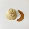 Sombrero Infantil Qiunan Otoño e Invierno Moda Ins Dibujos Animados Versátil Cortavientos Cálido Sombrero de Pescador Sombrero de Pescador para Bebé Venta al por Mayor