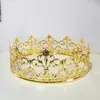 Coroa de Rei e Rainha Vazada em Ferro Forjado, Tiara Infantil de Novo Padrão, Confeitaria, Decoração de Flores, Decoração de Casamento