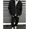 Chaqueta de Hombro con Almohadilla Corta Cleanfit de Alta Calidad para Hombre Primavera y Otoño Diseño Nicho Perfil de Doble Cremallera Chaqueta de Aviador