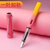Pluma Gradiente Transfronteriza Estudiante Postura Pluma Dura Práctica de Caligrafía Herramienta de Escritura Se Puede Usar con Tinta de Repuesto Pluma de Bolsa de Tinta