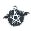 Transfronterizo 125 Goteo de aceite Fantasma de Halloween Calavera Murciélago Muerte Colgante DIY Pulsera Llavero Colgante de Joyería