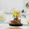 Compatible con Cubierta Antipolvo para Bloques de Construcción Lego, Macetas, Flores de Hibisco, Juguetes de Ensamblaje para Niños, Venta al por Mayor Transfronteriza para el Día de San Valentín