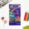 Porta-boletos de PP Impreso a Color, Porta-boletos Plegable Mini de Doble Bolsillo, Porta-almacenamiento de Boletos de Viaje Personalización