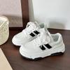 2024 Explosivas de Suela Gruesa Famosas de Internet Zapatos de Skate Blancos para Mujer Combinan con Todo Súper Populares Deportivos Casuales Transpirables Zapatos Casuales Blancos