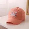 Gorra de Béisbol Infantil Primavera Bordado de Letra Inglesa Estilo Occidental Moda Versátil Sombrero de Sol para Bebés Niños y Niñas Tendencia