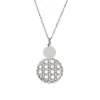 Fábrica de Joyería de Exportación de Comercio Exterior Collar de Acero de Titanio Cortado a Medida Joyería de Gama Alta Juego de Pendientes Venta al por Mayor Modelo Más Vendido