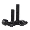 Aço Inoxidável 304 Cabeça Cilíndrica Serrilhada Preta Soquete Sextavado Preto Aço Inoxidável 304 Soquete Sextavado M2-M12