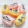 Juguete de Comida Simulada Mochi Palito de Aceite de Sésamo Accesorios de Resina Pegamento de Crema para Manualidades Funda de Teléfono Móvil Decoración de Taza Colgante para Llaves