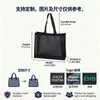 Bolsa de malla personalizada, bolsa de playa, bolsa de asas de nailon, bolsa de almacenamiento portátil multicolor de gran capacidad