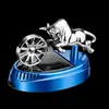 Roda de Cubo Rotativa Solar Transfronteiriça Atacado Criativo Desodorante Perfume de Carro Ornamento Alta Qualidade Fragrância Leve Purificador de Ar para Carro