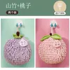 Nova Toalha de Mão de Chenille de Frutas para Pendurar Cozinha Banheiro Banheiro Espessa Bola de Mão Fofa Absorvente