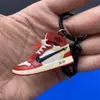 Llavero Modelo Zapatilla Aj1 Ins Moderno Elegante Colgante para Bolso Cierre de Langosta Librería Material Escolar Regalo de Cumpleaños