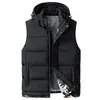 Comércio Exterior Transfronteiriço Tamanho Grande Veludo Plus Espessado Algodão Colete Masculino com Capuz Europeu e Americano Pele de Cordeiro Grossa Jaqueta Masculina Aliexpress