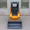Carregadeira HTS25 Nova Capacidade de Carga 400kg Pequena Agrícola Multifuncional Flexível Engenharia Esteira Escavadeira