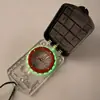 Brújula Luminosa Plegable Magnética Fuerte Escala de Mapa con Ajuste de Ángulo Excéntrico Magnético Aventura al Aire Libre LED Transfronterizo