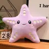 Almohada de Estrella de Mar de Dibujos Animados, Peluche Pequeño de Estrella Colorida, Adorno Colgante Pequeño, Muñeco, Accesorio para Fotos