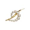 Novo Broche de Pérola Estilo Francês para Mulheres, Alto Padrão, Luxo Leve, Corsage Elegante, Moderno, Alto Padrão, Acessórios Exquisitos para Pino de Terno