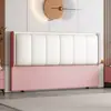 Nuevo Modelo de Respaldo Integrado para Cama con Cojín Suave de Pie, Simple y Moderno 2026 Panel Trasero de Madera Maciza de Pie, Lujo Ligero, en Stock