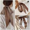 Bufanda de Seda de Moda que Combina con Todo Cinturón para el Cabello Estilo Chino Lazo Bolsa Cinturón Decorativo Primavera y Verano Nuevo Estilo Bufanda Larga Estrecha Fina