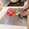 Tabla de cortar gruesa de acero inoxidable de doble cara para amasar masa, cortar frutas y picar verduras, Venta al por mayor y Exportación transfronteriza