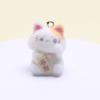 Perro de Peluche Dibujo Animado Animal Lindo Pequeño Koji Oso Teddy Pelo Dorado Llavero de Coche Decoración para Bolso Colgante DIY