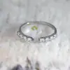 Anel Clássico de Alta Qualidade Ajustável com Zircônias Empilhável Popular Feminino Estilo Francês Transfronteiriço Joia Direto do Fabricante