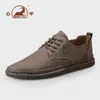 Zapatos de Hombre Gongyang Modelo Nuevo 2026 Zapatos Casuales de Cuero para Hombre Piel Genuina de Negocios Cómodos Zapatos de Papá para Hombres de Mediana Edad y Mayores