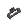 Pinza de Garra Mate de 6.5 cm Cuadrada Rectangular Pinza Sencilla Elegante Pasador para Recogido Grande Pinza de Tiburón Accesorio
